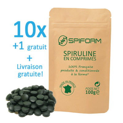10 x Sachet de 100g + 1 gratuit en comprimés